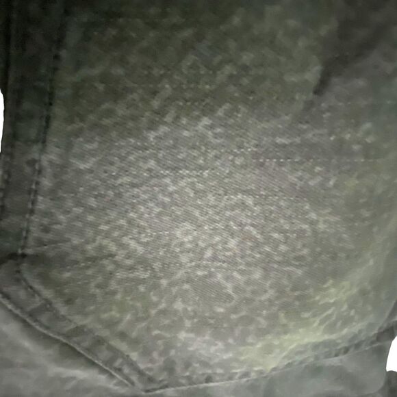 Express Gray Denim Shorts Stretch Super high Rise Shortie Size 14 - Picture 4 of 9